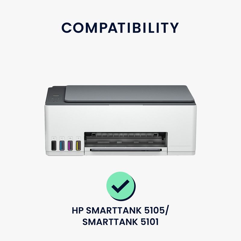 PC, gaming si accesorii - Imprimante, scanere & consumabile - Consumabile si accesorii - Accesorii imprimante - Husa imprimanta Kwmobile pentru HP Smart Tank 5105, Smart Tank 5101, antizgarieturi, antipraf, textil, gri - Infinity.ro