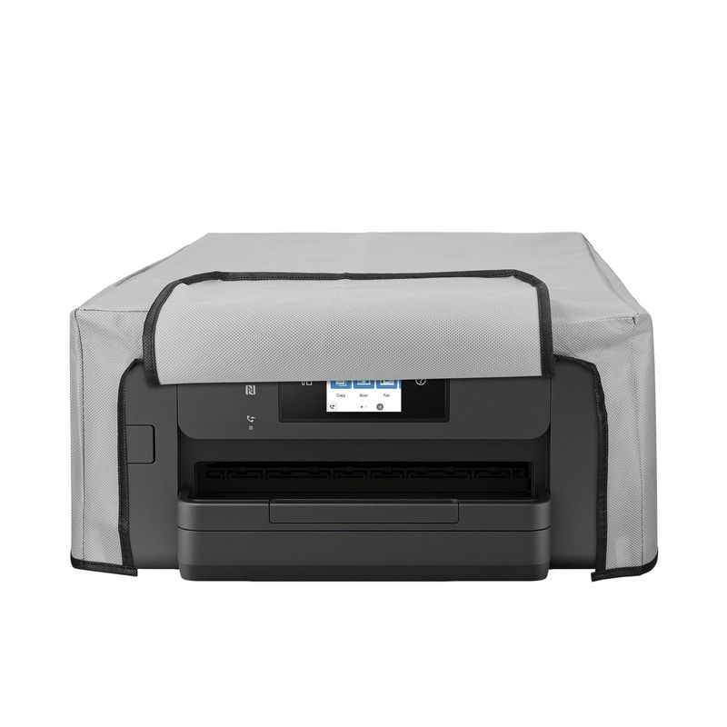 PC, gaming si accesorii - Imprimante, scanere & consumabile - Consumabile si accesorii - Accesorii imprimante - Husa imprimanta Kwmobile pentru Epson WorkForce Pro WF-3725DWF, 4725DWF, antizgarieturi, antipraf, textil, gri - Infinity.ro