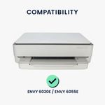 PC, gaming si accesorii - Imprimante, scanere & consumabile - Consumabile si accesorii - Accesorii imprimante - Husa imprimanta Kwmobile pentru HP Envy 6020e, Envy 6055e, antizgarieturi, antipraf, textil, gri - Infinity.ro