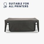 PC, gaming si accesorii - Imprimante, scanere & consumabile - Consumabile si accesorii - Accesorii imprimante - Husa imprimanta Kwmobile pentru HP Envy 6020e, Envy 6055e, antizgarieturi, antipraf, textil, gri - Infinity.ro