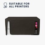 PC, gaming si accesorii - Imprimante, scanere & consumabile - Consumabile si accesorii - Accesorii imprimante - Husa imprimanta Kwmobile pentru Epson EcoTank Photo ET-8500, antizgarieturi, antipraf, textil, gri - Infinity.ro