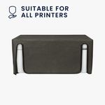 PC, gaming si accesorii - Imprimante, scanere & consumabile - Consumabile si accesorii - Accesorii imprimante - Husa imprimanta Kwmobile pentru HP DeskJet 4120e, DeskJet 4155e, 4220e, antizgarieturi, antipraf, textil, gri - Infinity.ro