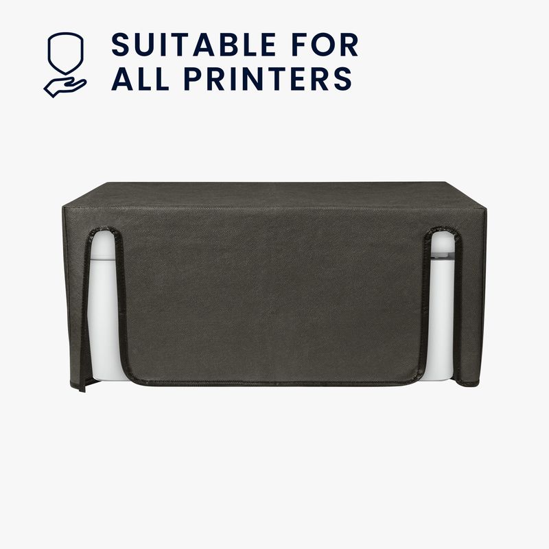 PC, gaming si accesorii - Imprimante, scanere & consumabile - Consumabile si accesorii - Accesorii imprimante - Husa imprimanta Kwmobile pentru HP DeskJet 4120e, DeskJet 4155e, 4220e, antizgarieturi, antipraf, textil, gri - Infinity.ro