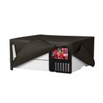PC, gaming si accesorii - Imprimante, scanere & consumabile - Consumabile si accesorii - Accesorii imprimante - Husa imprimanta Kwmobile pentru Epson EcoTank Photo ET-8500, antizgarieturi, antipraf, textil, gri - Infinity.ro