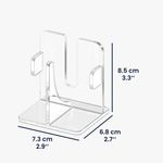 PC, gaming si accesorii - Periferice PC - Periferice Diverse - Suport Kwmobile pentru Apple Magic Mouse 1/2 si Logitech Pebble Wireless, plastic, alb, anti-alunecare, antipraf - Infinity.ro