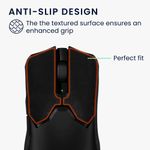 PC, gaming si accesorii - Periferice PC - Periferice Diverse - Grip mouse Kwmobile pentru Razer Viper V2 Pro, piele ecologica, negru, alb, autoadeziv, anti-alunecare - Infinity.ro