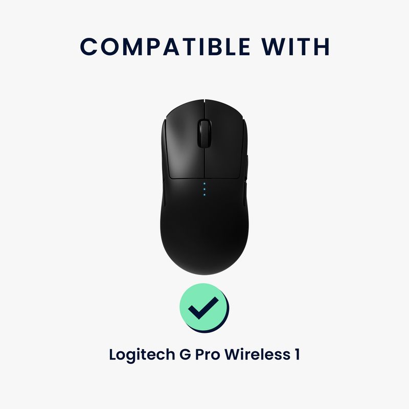 PC, gaming si accesorii - Periferice PC - Periferice Diverse - Grip mouse Kwmobile pentru Logitech G Pro Wireless 1, piele ecologica, negru, portocaliu, autoadeziv, anti-alunecare - Infinity.ro
