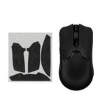 PC, gaming si accesorii - Periferice PC - Periferice Diverse - Grip mouse Kwmobile pentru Razer Viper V2 Pro, piele ecologica, negru, alb, autoadeziv, anti-alunecare - Infinity.ro