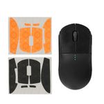 PC, gaming si accesorii - Periferice PC - Periferice Diverse - Grip mouse Kwmobile pentru Logitech G Pro Wireless 1, piele ecologica, negru, portocaliu, autoadeziv, anti-alunecare - Infinity.ro