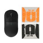 PC, gaming si accesorii - Periferice PC - Periferice Diverse - Grip mouse Kwmobile pentru Logitech G Pro Wireless 1, piele ecologica, negru, portocaliu, autoadeziv, anti-alunecare - Infinity.ro