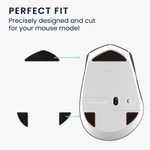 PC, gaming si accesorii - Periferice PC - Periferice Diverse - Set picioruse mouse Kwmobile pentru Logitech M720 Triathlon, PTFE, negru, autoadezive, alunecare usoara - Infinity.ro