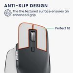 PC, gaming si accesorii - Periferice PC - Periferice Diverse - Grip mouse Kwmobile pentru Logitech MX Master 3S, piele ecologica, alb, autoadeziv, anti-alunecare - Infinity.ro