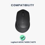 PC, gaming si accesorii - Periferice PC - Periferice Diverse - Set picioruse mouse Kwmobile pentru Logitech M330/M280/M275, PTFE, negru, autoadezive, alunecare usoara - Infinity.ro