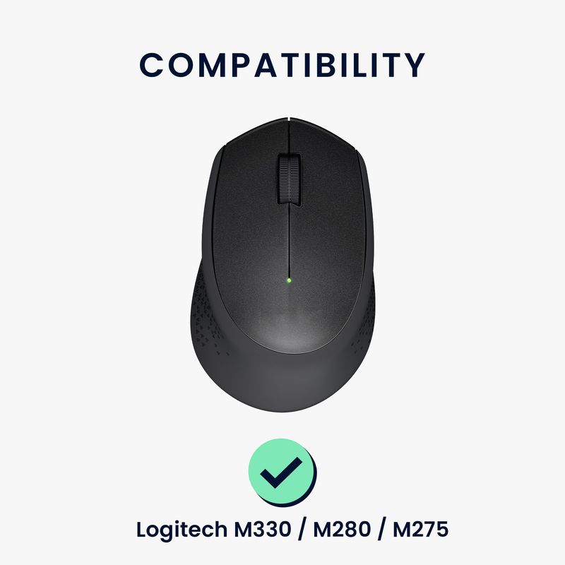 PC, gaming si accesorii - Periferice PC - Periferice Diverse - Set picioruse mouse Kwmobile pentru Logitech M330/M280/M275, PTFE, negru, autoadezive, alunecare usoara - Infinity.ro