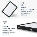 PC, gaming si accesorii - Periferice PC - Periferice Diverse - Husa trackpad Kwmobile pentru Apple Magic Trackpad, silicon, negru, anti-alunecare, protectie la socuri - Infinity.ro