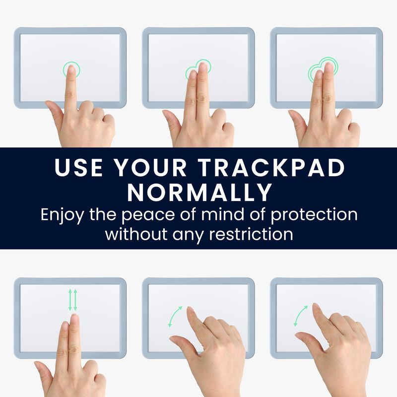 PC, gaming si accesorii - Periferice PC - Periferice Diverse - Husa trackpad Kwmobile pentru Apple Magic Trackpad, silicon, albastru, anti-alunecare, protectie la socuri - Infinity.ro