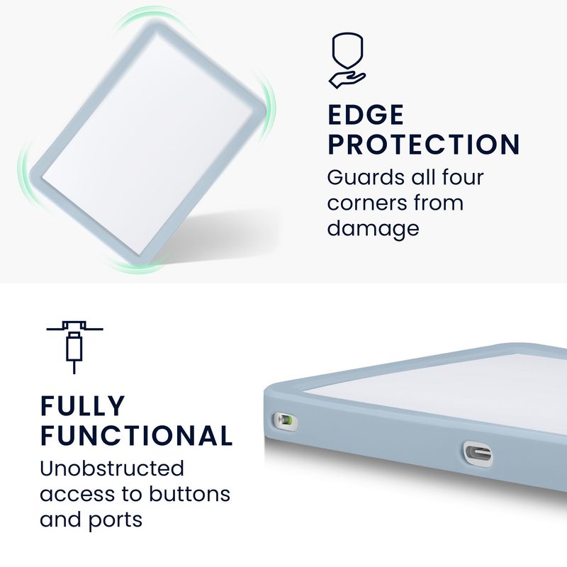 PC, gaming si accesorii - Periferice PC - Periferice Diverse - Husa trackpad Kwmobile pentru Apple Magic Trackpad, silicon, albastru, anti-alunecare, protectie la socuri - Infinity.ro