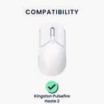 PC, gaming si accesorii - Periferice PC - Periferice Diverse - Set picioruse mouse Kwmobile pentru HyperX Pulsefire Haste 2, PTFE, alb, autoadezive, alunecare usoara - Infinity.ro