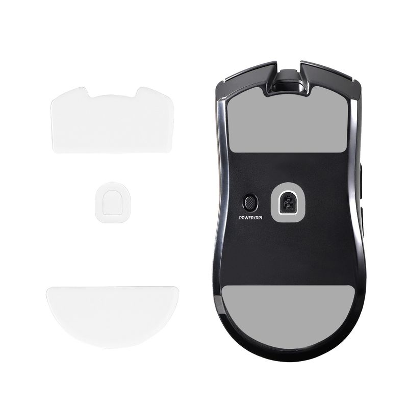PC, gaming si accesorii - Periferice PC - Periferice Diverse - Set picioruse mouse Kwmobile pentru Razer Viper V3 Pro, PTFE, alb, autoadezive, alunecare usoara - Infinity.ro