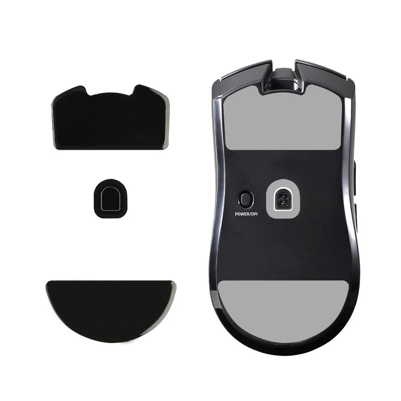 PC, gaming si accesorii - Periferice PC - Periferice Diverse - Set picioruse mouse Kwmobile pentru Razer Viper V3 Pro, PTFE, negru, autoadezive, alunecare usoara - Infinity.ro