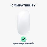 PC, gaming si accesorii - Periferice PC - Periferice Diverse - Set picioruse mouse Kwmobile pentru Apple Magic Mouse 1/2, PTFE, negru, autoadezive, alunecare usoara - Infinity.ro