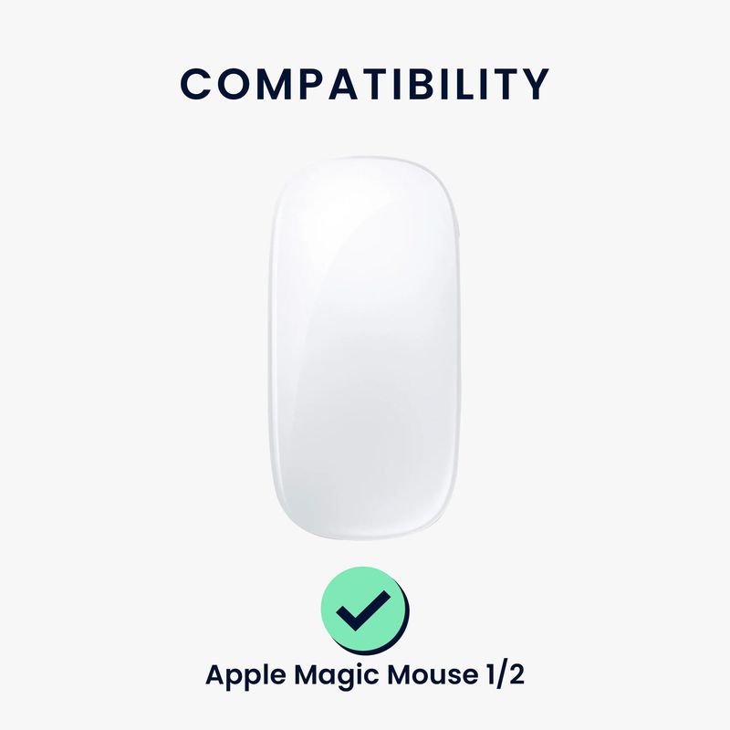 PC, gaming si accesorii - Periferice PC - Periferice Diverse - Set picioruse mouse Kwmobile pentru Apple Magic Mouse 1/2, PTFE, negru, autoadezive, alunecare usoara - Infinity.ro
