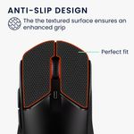 PC, gaming si accesorii - Periferice PC - Periferice Diverse - Grip mouse Kwmobile pentru HyperX Pulsefire Haste 2, piele ecologica, negru, autoadeziv, anti-alunecare - Infinity.ro