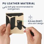 PC, gaming si accesorii - Periferice PC - Periferice Diverse - Grip mouse Kwmobile pentru HyperX Pulsefire Haste 2, piele ecologica, negru, autoadeziv, anti-alunecare - Infinity.ro