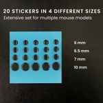PC, gaming si accesorii - Periferice PC - Periferice Diverse - Set picioruse mouse Kwmobile pentru Universal Universal, PTFE, negru, autoadezive, alunecare usoara - Infinity.ro
