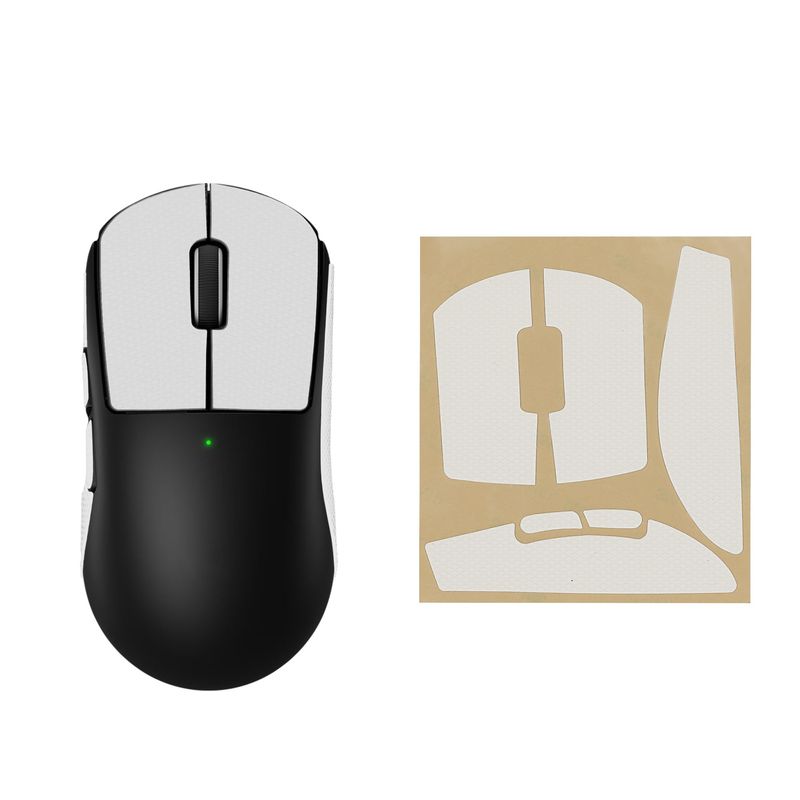 PC, gaming si accesorii - Periferice PC - Periferice Diverse - Grip mouse Kwmobile pentru Logitech G Pro Wireless 2/Wireless 3, piele ecologica, alb, autoadeziv, anti-alunecare - Infinity.ro