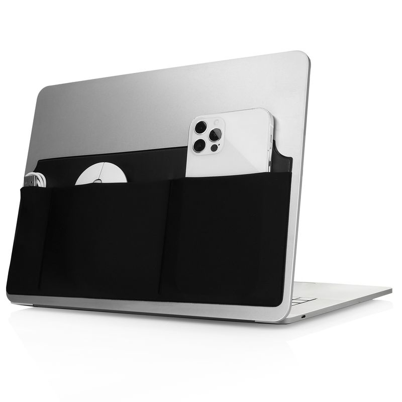 PC, gaming si accesorii - Periferice PC - Periferice Diverse - Husa organizatoare Kwmobile pentru mouse, SSD sau HDD portabil, elastan, negru, autoadeziva, flexibila - Infinity.ro