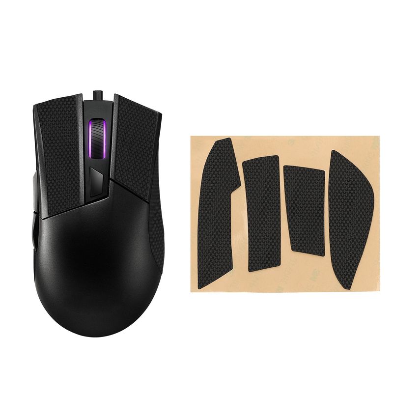 PC, gaming si accesorii - Periferice PC - Periferice Diverse - Grip mouse Kwmobile pentru ASUS ROG Gladius II, piele ecologica, negru, autoadeziv, anti-alunecare - Infinity.ro