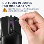 PC, gaming si accesorii - Periferice PC - Periferice Diverse - Grip mouse Kwmobile pentru ASUS ROG Gladius II, piele ecologica, negru, autoadeziv, anti-alunecare - Infinity.ro