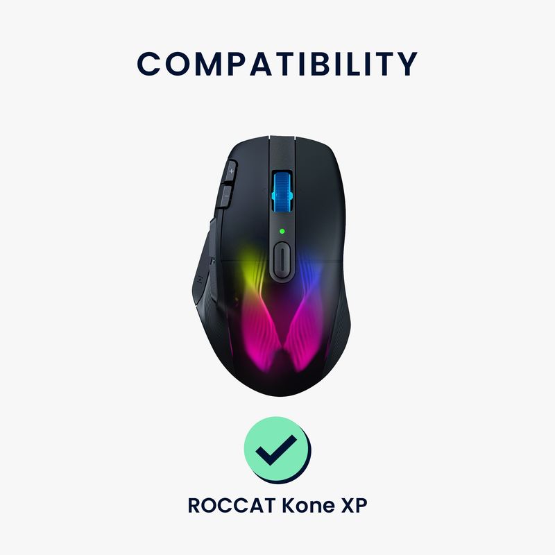 PC, gaming si accesorii - Periferice PC - Periferice Diverse - Set picioruse mouse Kwmobile pentru ROCCAT Kone XP, PTFE, negru, autoadezive, alunecare usoara - Infinity.ro