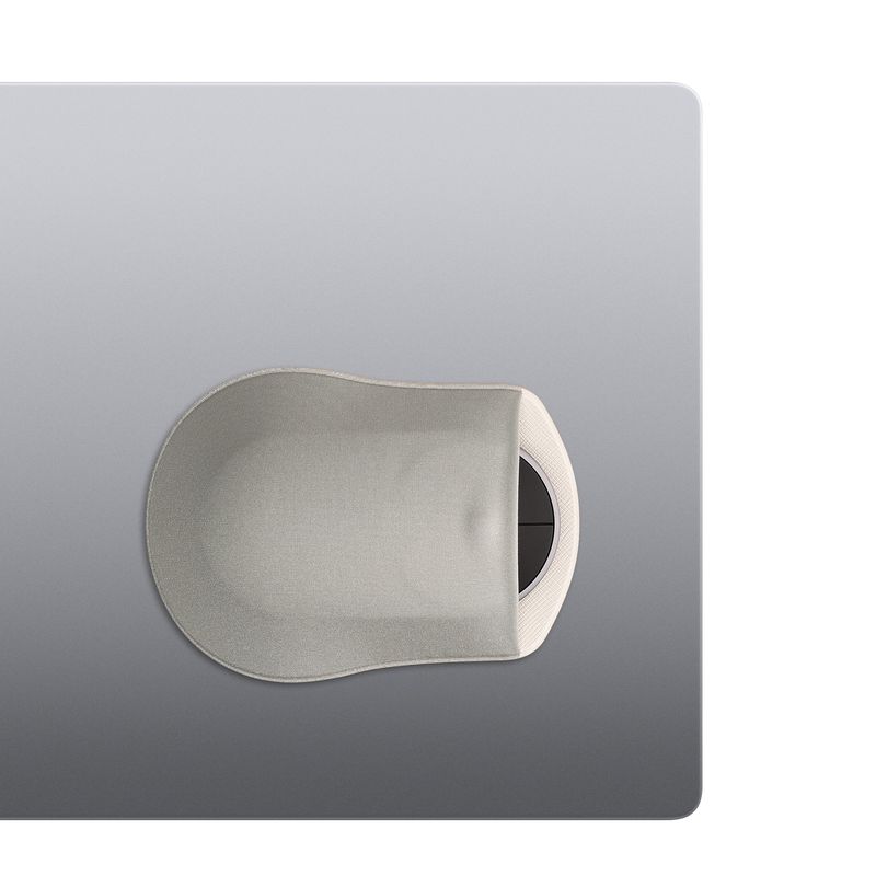 PC, gaming si accesorii - Periferice PC - Periferice Diverse - Suport autoadeziv Kwmobile pentru Apple Magic Mouse, Logitech Pebble si Samsung Mouse Slim, elastan, gri, flexibil - Infinity.ro