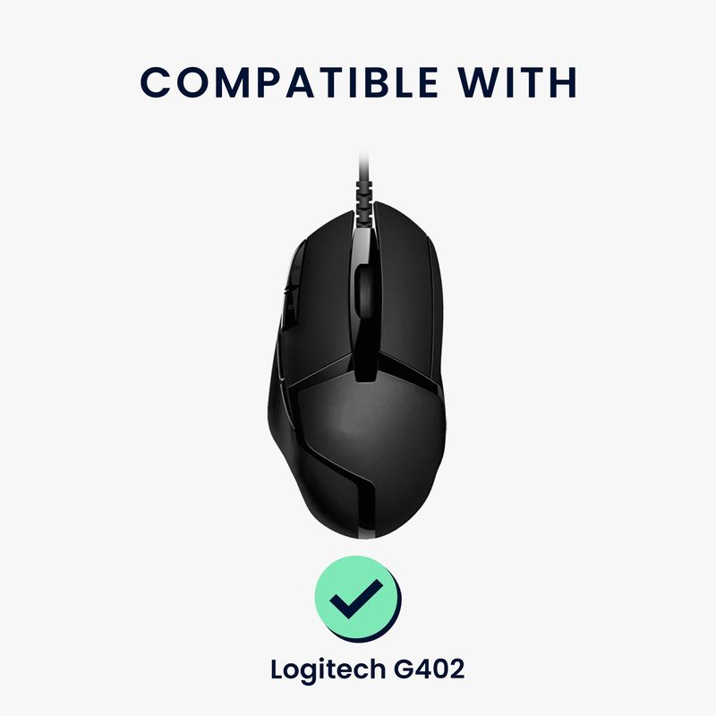 PC, gaming si accesorii - Periferice PC - Periferice Diverse - Set picioruse mouse Kwmobile pentru Logitech G402, PTFE, negru, autoadezive, alunecare usoara - Infinity.ro