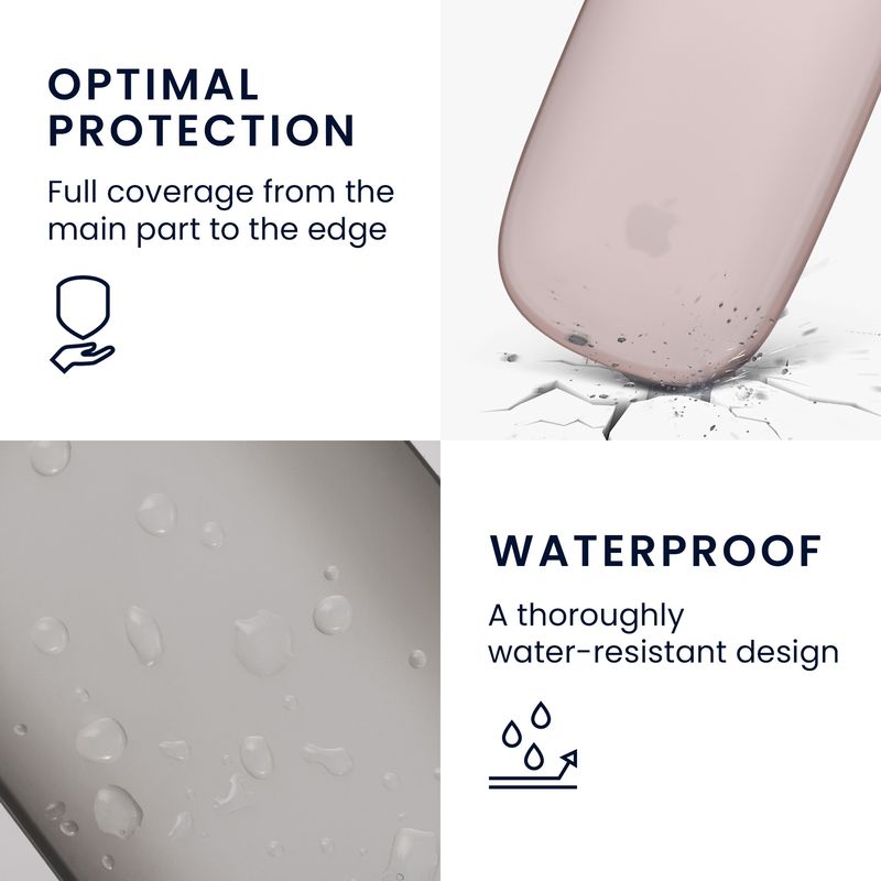 PC, gaming si accesorii - Periferice PC - Periferice Diverse - Husa mouse Kwmobile pentru Apple Magic Mouse 1/2, silicon, roz, anti-alunecare, protectie la socuri - Infinity.ro