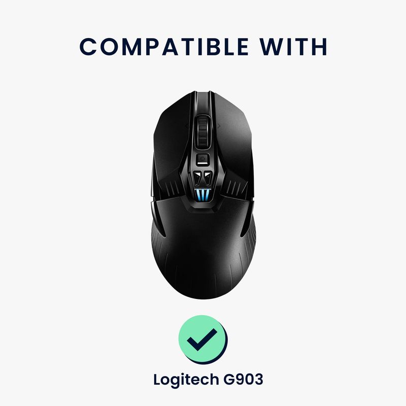 PC, gaming si accesorii - Periferice PC - Periferice Diverse - Set picioruse mouse Kwmobile pentru Logitech G903, PTFE, negru, autoadezive, alunecare usoara - Infinity.ro