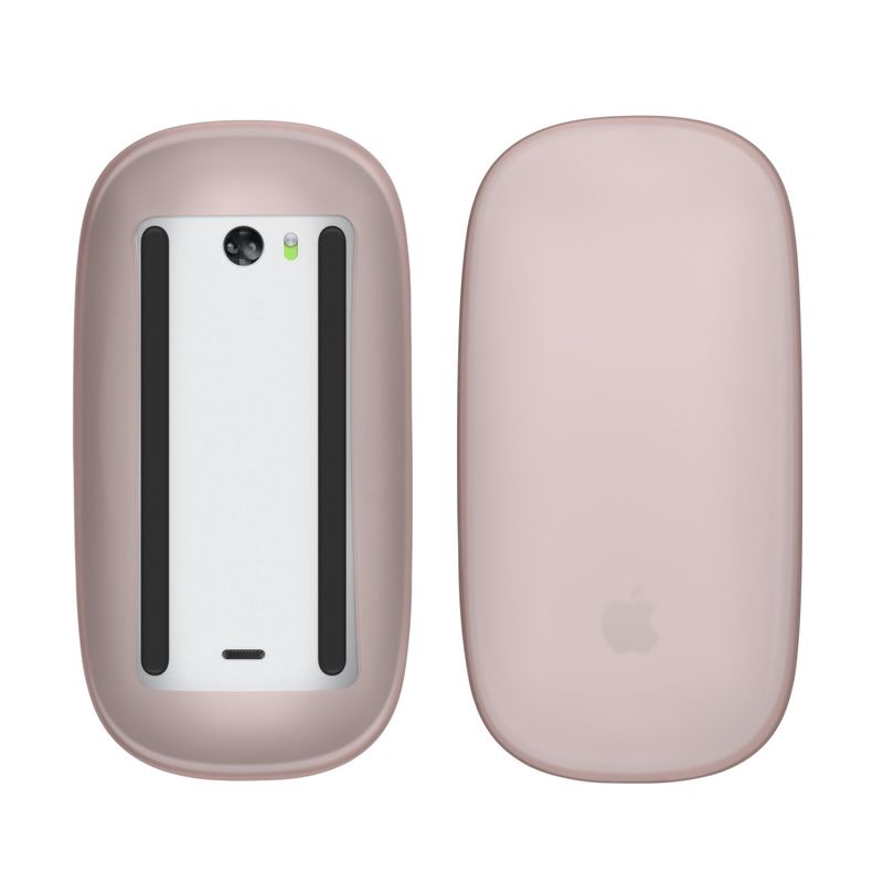 PC, gaming si accesorii - Periferice PC - Periferice Diverse - Husa mouse Kwmobile pentru Apple Magic Mouse 1/2, silicon, roz, anti-alunecare, protectie la socuri - Infinity.ro