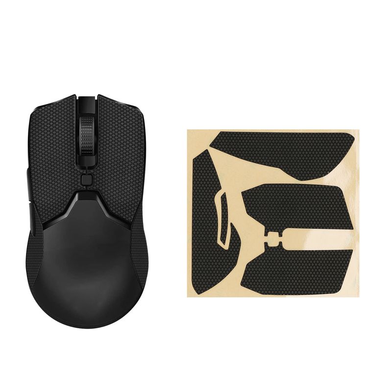 PC, gaming si accesorii - Periferice PC - Periferice Diverse - Grip mouse Kwmobile pentru Razer Viper Mini, piele ecologica, negru, autoadeziv, anti-alunecare - Infinity.ro