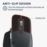 PC, gaming si accesorii - Periferice PC - Periferice Diverse - Grip mouse Kwmobile pentru Logitech MX Master 3S, piele ecologica, negru, autoadeziv, anti-alunecare - Infinity.ro