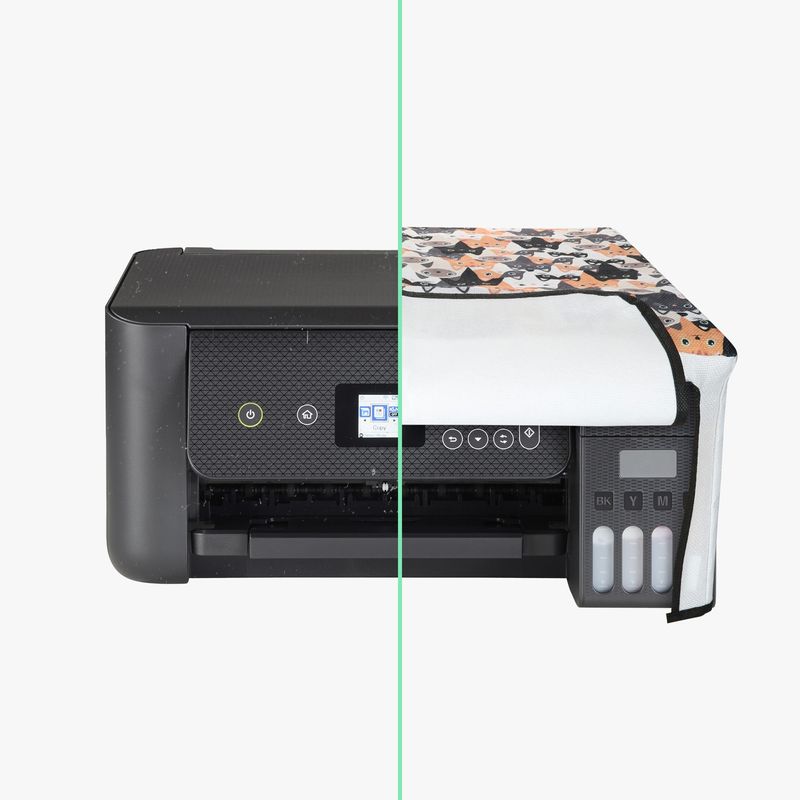 PC, gaming si accesorii - Imprimante, scanere & consumabile - Consumabile si accesorii - Accesorii imprimante - Husa imprimanta Kwmobile pentru Epson EcoTank ET-2820, ET-2810, ET-2812, ET-2870, antipraf, in (panza), multicolor - Infinity.ro