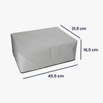 PC, gaming si accesorii - Imprimante, scanere & consumabile - Consumabile si accesorii - Accesorii imprimante - Husa imprimanta Kwmobile pentru Canon PIXMA MG3650 S, antizgarieturi, antipraf, textil, gri deschis - Infinity.ro