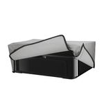 PC, gaming si accesorii - Imprimante, scanere & consumabile - Consumabile si accesorii - Accesorii imprimante - Husa imprimanta Kwmobile pentru Canon PIXMA MG3650 S, antizgarieturi, antipraf, textil, gri deschis - Infinity.ro
