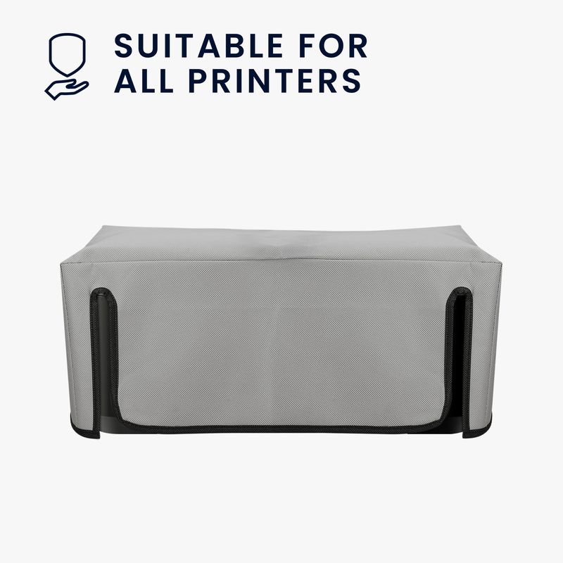 PC, gaming si accesorii - Imprimante, scanere & consumabile - Consumabile si accesorii - Accesorii imprimante - Husa imprimanta Kwmobile pentru Canon PIXMA MG3650 S, antizgarieturi, antipraf, textil, gri deschis - Infinity.ro