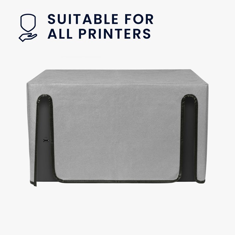 PC, gaming si accesorii - Imprimante, scanere & consumabile - Consumabile si accesorii - Accesorii imprimante - Husa imprimanta Kwmobile pentru Epson WorkForce WF-7840DTWF, WF-7310DTW, antizgarieturi, antipraf, textil, gri - Infinity.ro