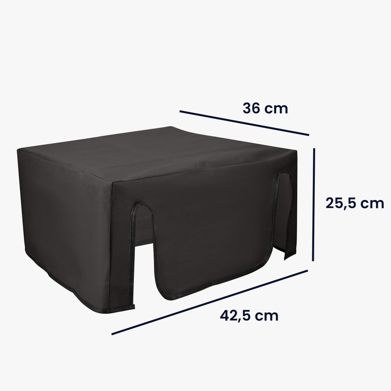 PC, gaming si accesorii - Imprimante, scanere & consumabile - Consumabile si accesorii - Accesorii imprimante - Husa imprimanta Kwmobile pentru HP Smart Tank 7305, antizgarieturi, antipraf, textil, gri - Infinity.ro