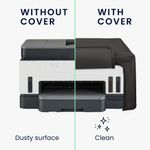 PC, gaming si accesorii - Imprimante, scanere & consumabile - Consumabile si accesorii - Accesorii imprimante - Husa imprimanta Kwmobile pentru HP Smart Tank 7305, antizgarieturi, antipraf, textil, gri - Infinity.ro