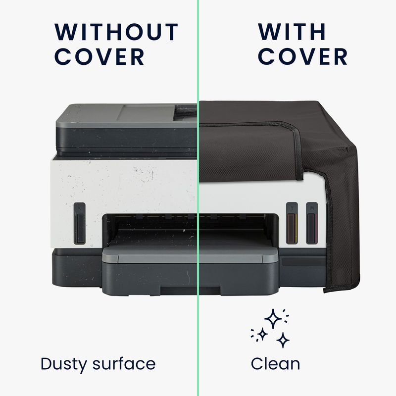 PC, gaming si accesorii - Imprimante, scanere & consumabile - Consumabile si accesorii - Accesorii imprimante - Husa imprimanta Kwmobile pentru HP Smart Tank 7305, antizgarieturi, antipraf, textil, gri - Infinity.ro