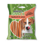 Petshop - Hrana - Hrana caini - Gustari si recompense caini - Perfect Snack Sandwich de somon, recompense caini 80g - Infinity.ro